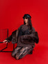T-krekls "LACE TOP H19" - choco